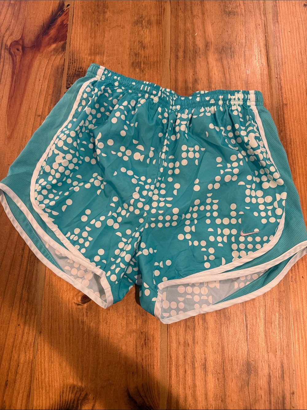 Women’s Nike Teal Dot Athletic Shorts